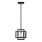 Z-Lite Titania 1 Light Mini Pendant, Black 454MP-BK-BN - alternate 2